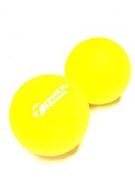 TreadLife Fitness Massage - Peanut - Double Lacrosse Ball (Yellow)
