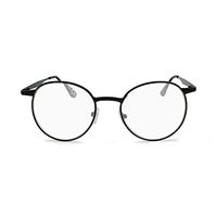 2SeeLife Wire Frame Reading Glasses for Men & Women: Iconic Round Metal Readers, Wire Rim Eyeglass, Fully Magnified Lenses | Rich Black, +3.00