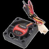 Black Evercool 30mm 12V Ball Bearing DC Fan, 8000 RPM.