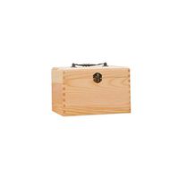 Solid Wood Medicine Box Portable First Aid Kit Household Medicine Storage Box Cosmetic Case 21×14×14 cm FKYGDQ