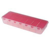 angel3292 Portable 7 Compartments Travel Pill Box Medicine Drug Storage Container Case