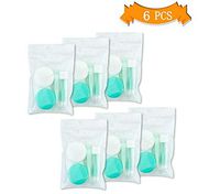 Contact Lens Case & Tools Set, Durable Contact Lens Cases Bulk, Silicone Hard Contact Lens Insertion & Remover Tool for Hard Lenses, Tweezers, Pack of 6
