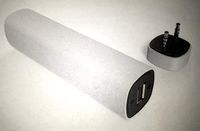 Auto Drive 4000mAh Portable Power Charger with Built-In Speaker - WHITE