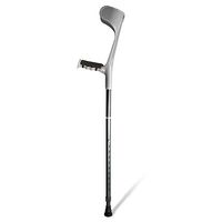 Byrhgood Arm Cane Folding Elbow Steering Underarm Transfer Rehabilitation Walker Telescopic Portable Dark Green Single