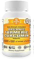Biotree Labs Organic Turmeric Curcumin Capsules with bioperine Black Pepper Supports Immune System Joint Health and Heart Function with Combined 1600mg of Turmeric Extract