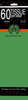 Tissue Paper, Green, 60 Sheets, Case Pack of 24, Ideal for Bulk Buyers