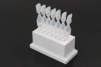 Eye Drops Vial Holder for Single-use Disposable Eye Drops & Storage, Holds 7 Single use Disposable vials - Znet3D (White)