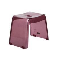 MIAOLU Bathroom Shower Stool Plastic Stool Thickening Adult Children's Stool Bathroom Anti-Skid Sitting Stool Square Stool Small Bench Bath Stool A