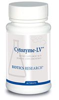 Biotics Research Cytozyme-LV™ – Neonatal Liver. Supports Healthy Liver Function and Serum Albumin, Excellent Source of B Vitamins and Iron, SOD, Catalase, Potent Antioxidant 60 Tabs