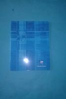 Exaclair Clairefontaine 383C Douceur de l'ecriture Velvety White Ruled Notebook Margin 6 1/4" x 8 1/4" (16.5 x 21 cm) 96 Pages / 48 Sheets Staplebound (Light Blue)