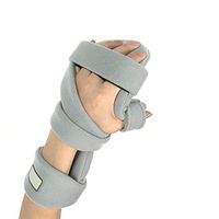 Interesty Soft Resting Hand Splint Night Wrist Splint Support Immobilizer Finger Wrist Fracture Fixation Scaffold for Stroke Hand Pain Tendinitis Sprain Fracture Arthritis Dislocation