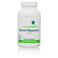 Optimal Magnesium | 100 Vegetarian Capsules | Seeking Health | Provides 150 mg of Pure Magnesium | Magnesium Supplement