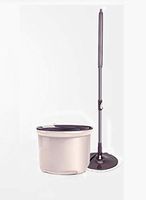 Rotating Mop Single Barrel Mop Bending Mop Bucket Automatic Water Lazy New Mopping Artifact Home Mopping Floor Washing Single Barrel (Color : Standard, Size : 2 mop Heads)