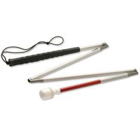Ambutech Alum 4-Sec Folding Cane-Marsh Roller-46in