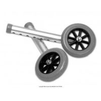 5" Universal Wheel Kit-Color Gray Height 5" - Pack of 2