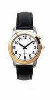 Men's Deluxe Talking Wrist Watch Two Tone for the Blind and Low Vision
