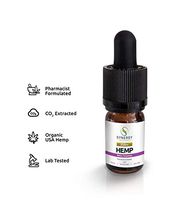 Synergy Botanicals Hemp Oil Extract for Sleep, Stress, Focus, Pain - 250mg of Organic Hemp Extract - Lab Tested - Grown & Made in USA - 100% Natural Hemp Drops (Relax)