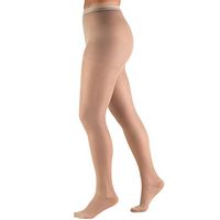 Truform Sheer Compression Pantyhose, 15-20 mmHg, Women's Shaping Tights, 20 Denier, Nude, Tall