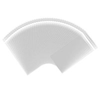 Sannigora 200pcs 3x5 Small Clear Resealable Adhesive Cello/Cellophane Treat Bags - Self Sealing OPP Plastic Bag Great for Bakery Candy Cookies Birthday Party Favors and More