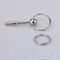 Luck7DZ Male Stainless Steel Ũrëthral Sound Pénnis Plúg Male Dilat`or Rods - Silver