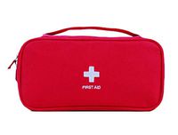 Travel Outdoor Supplies First Aid Kit Portable Medicine Storage Bag,Red