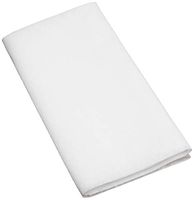 AmazonBasics Linen-Feel Napkin, Flat Pack, 14.5" x 14.5", White, 1000-Count