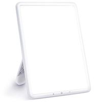 TaoTronics Light Therapy Lamp, Ultra-Thin UV-Free LED Sun Lamp with 10000 Lux Adjustable Brightness Levels, 90° Rotatable Stand &Timer Setting for a Happy Life