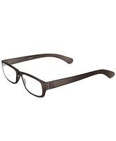 Soft Touch Reading Glasses with Matching Pouch (100, Grey)