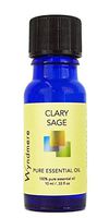 WYNDMERE NATURALS Clary Sage Essential Oil, 0.33 Ounce