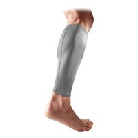 McDavid Pair Compression Reflective Calf Sleeves, Medium, Ultra Silver