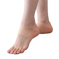 XGXQBS Height Increase Gel Heels Sleeve, Plantar Fasciitis Inserts Silicone Heel Cups, Pads, Arch Support, Heel Protectors,Pink,3cm