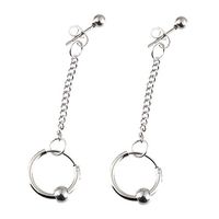 Men Women Stainless Steel Hoop Drop Dangle Tassel Studs Earrings for Party Best Jewerly Womens Bright Designer Novelty Pendant Prom Bangle Brides Comfortable