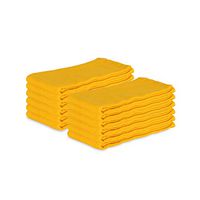 Arkwright Surgical Huck Cleaning Towels, Pack of 12 Absorbent Towel Perfect for your Windows, Glass Painted Metal, Ceramic, Counters, Cabinets (16 x 26 in, Yellow)