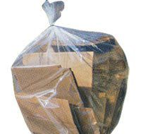 Plasticplace Clear Garbage Bags, 40"X 46", 42 gallon, 100 Bagsper Case, 1.2 Mil
