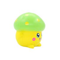 AGUIguo Stress Relief Toys,Anxiety Relief Ball for Kids and Adults, Simulation Mushroom Wizard Squeezing Toys for Office Desk Christmas Halloween Birthday (Green)