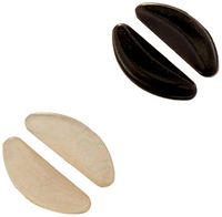 18 Pairs Butterfly Eyeglasses Nose Pads, 2.5mm Transparent Non-Slip Silicone Stick on Nose Pads (US-CBTNP-BLCL)