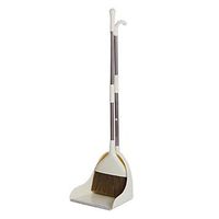 Kylin Express Durable Removable Broom and Dustpan Standing Upright Grips Sweep Set with Long Handle, B1