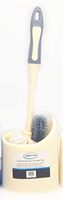 ALL FOR YOU Toilet Bowl Cleaning Brush and Holder Set (Beige)