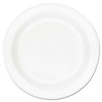 Dart - Concorde Foam Plate, 9" dia, White, 125/Pack, 4 Packs/Carton 9PWCR (DMi CT