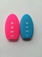 2pcs Silicone Protective Fob Skin Cover Shell Key Jacket Protector Keyless Entry Fob Remote for INFINITI EX35 FX35 FX50 G35 G37 M35 M35h M45 M56 QX56 Smart Key Case Fob 4bts