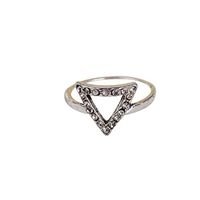 Cenglings Crystal Jewelry Goddess Moon Star Ring for Women and Girls Moon Ring Cubic Zirconia (D)