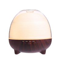 BHeadCat Cool Mist Humidifier, 600ML Ultrasonic Aromatherapy Essential Oil Diffuser with Remote Control, Color LED Lights Changing and 4 Timer, Waterless Auto Shut-Off for Office Home Bedroom