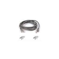 Belkin A3L980-30-S Cat. 6 Utp Patch Cable - 1 X Rj-45 Male - 1 X Rj-45 Male - 30ft - Gray - NEW - Retail - A3L980-30-S