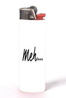 Meh Meh. 2 Pack Vinyl Decal Wrap Skin Stickers by Moonlight Printing for Bic Lighters