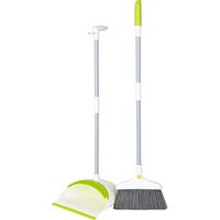 WDX- Broom combination household living room sweeping floor cleaning kitchen cleaning tools broom 簸箕 set combination thickening broom soft hair non-stick hair artifact Household