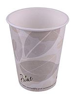 Primeware - Compostable Disposable Hot Cups, 50 Count (12 Ounce (Cups Only))