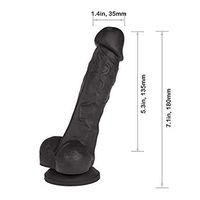 7 Inch Waterproof Flexible Life-Like Ðildǒ Toy Used for Couple in Everywhere