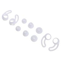 SM SunniMix Replacement Soft Silicone Earplug Earhook Tips for BeatsX Urbeats 3.0, 2 Pairs Ear Tips with 3 Sizes(L, M, S) Earplugs - (White)