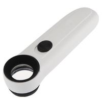 Skycoolwin 40x Glass Magnifying Magnifier Jeweler Eye Jewelry Loupe Loop Led Light