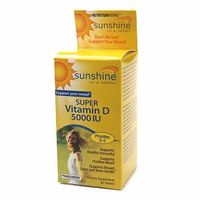 NutritionWorks Sunshine in a tablet Super Vitamin D 5000 IU, Tablets 30 ea